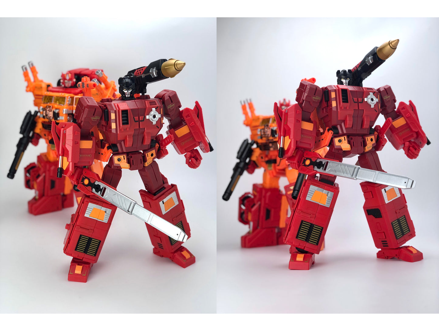 MB-06D ORANGE POWER BASER + MB-11D ORANGE GOD ARMOUR