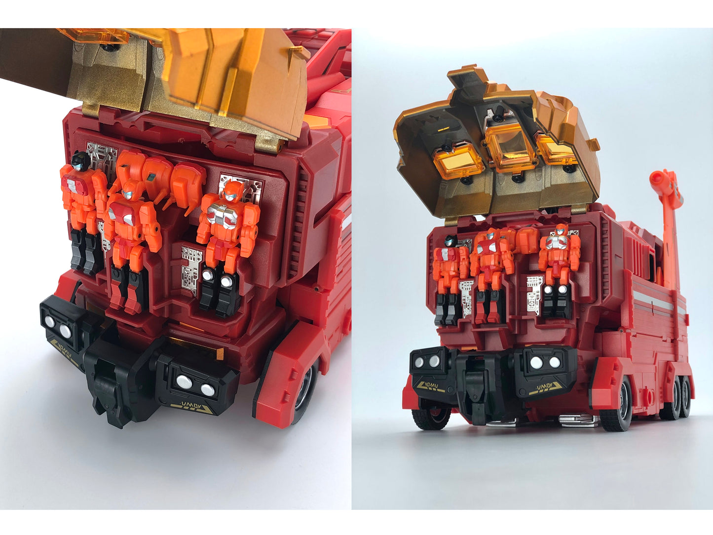 MB-06D ORANGE POWER BASER + MB-11D ORANGE GOD ARMOUR