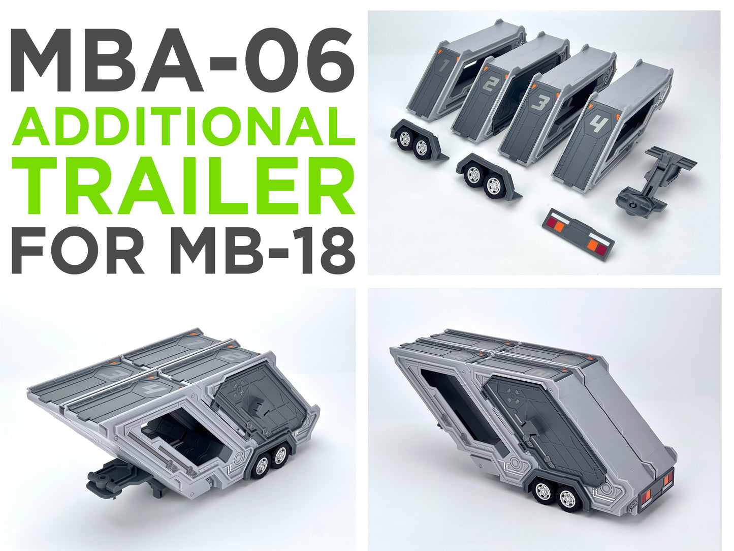 MBA-06 ADDITIONAL TRAILER for MB-18