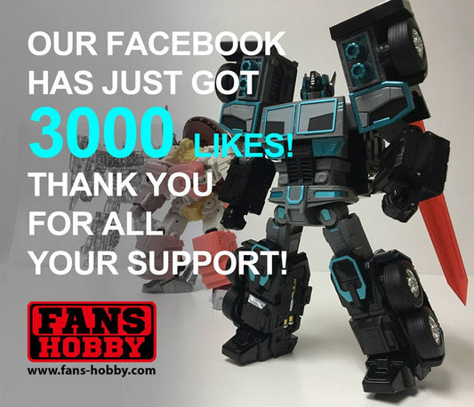 3000 likes in FB page, THANKS again for your supports!!!!!!