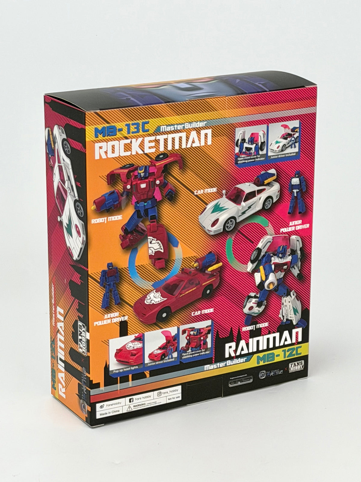 MB-12C RAINMAN & 13C ROCKETMAN (TFcon Orlando 2026 exclusive item)