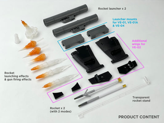 VEA-02 Rocket launcher + Rocket launching & Gun firing effects (Pre-oreder)