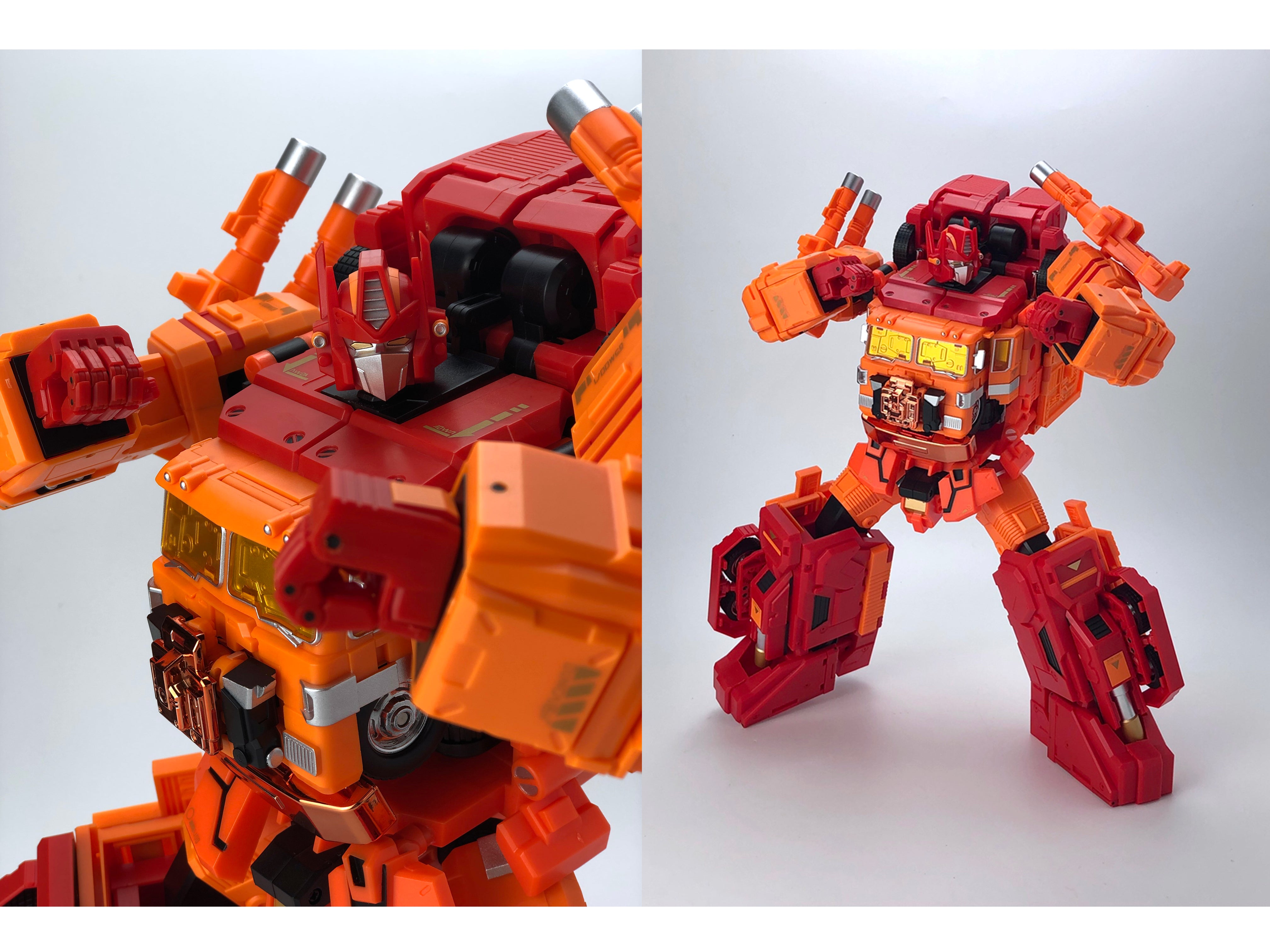 MB-06D ORANGE POWER BASER + MB-11D ORANGE GOD ARMOUR