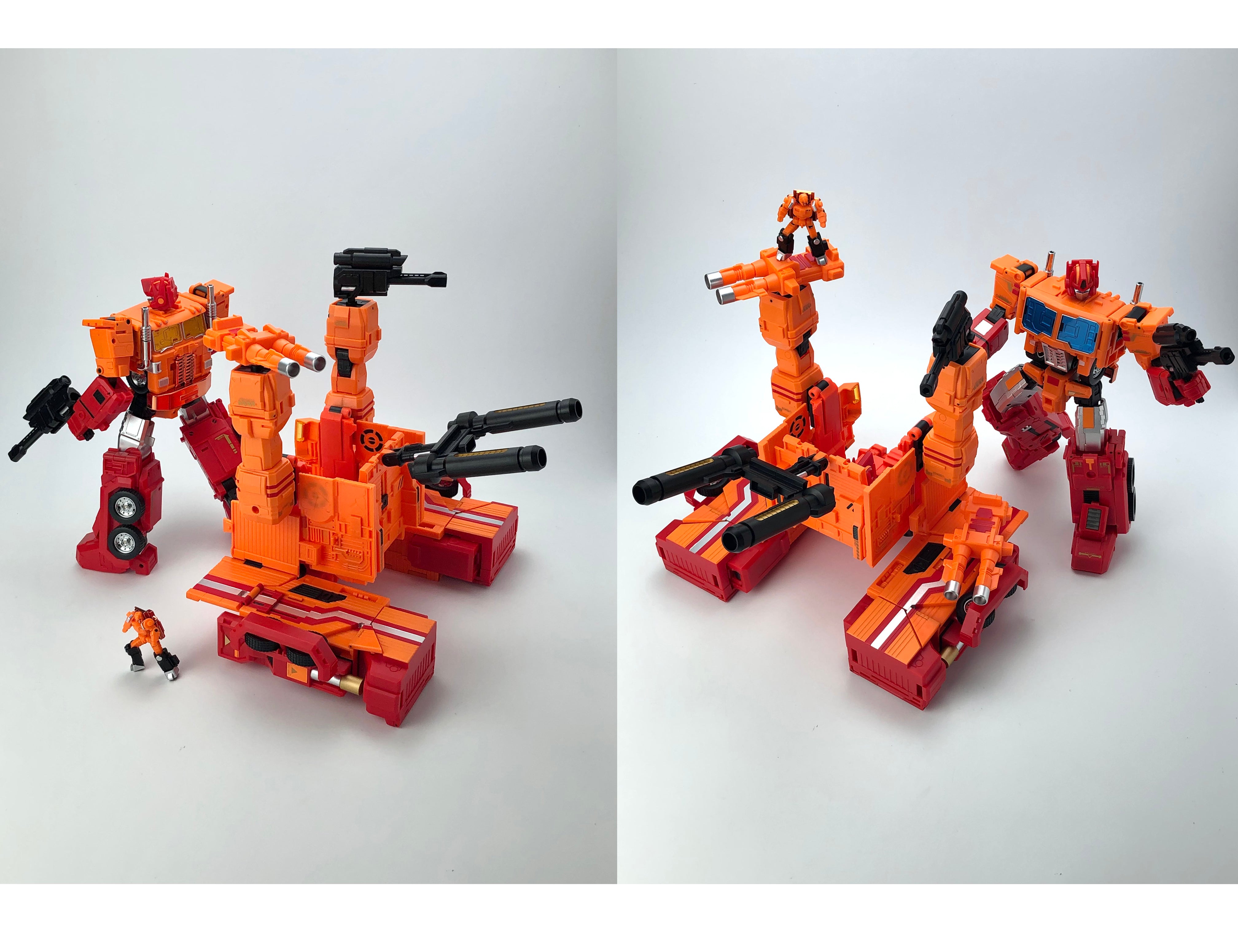 MB-06D ORANGE POWER BASER + MB-11D ORANGE GOD ARMOUR