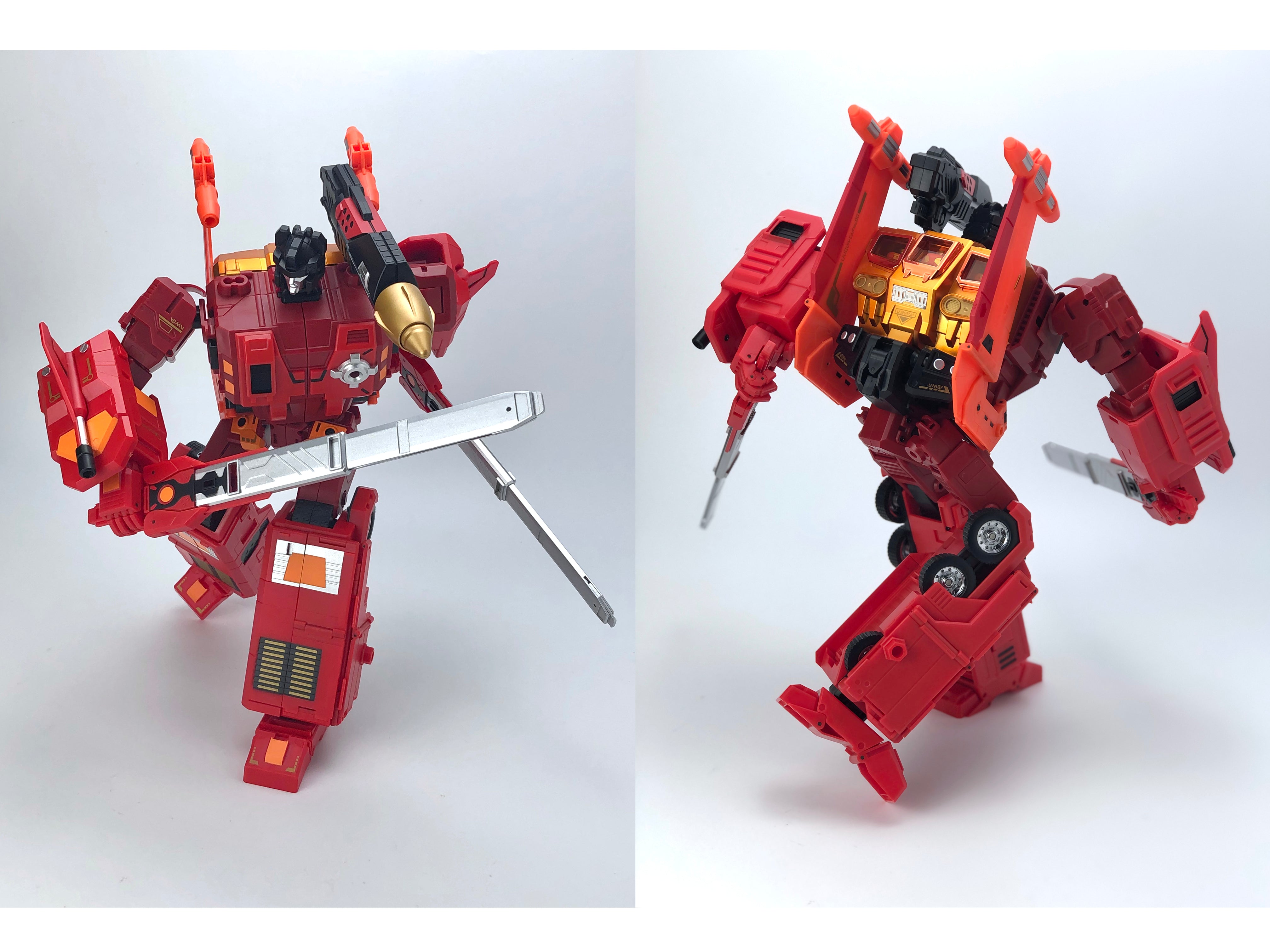 MB-06D ORANGE POWER BASER + MB-11D ORANGE GOD ARMOUR