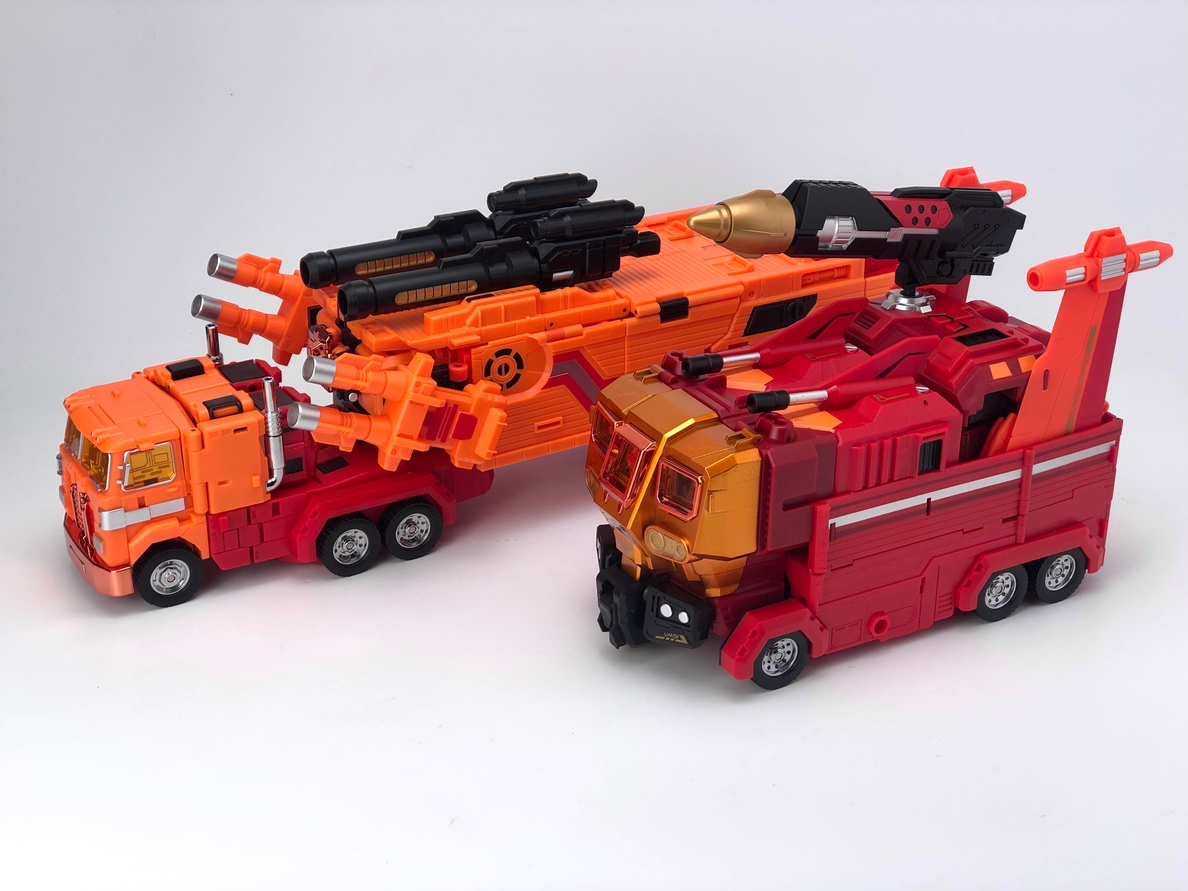 MB-06D ORANGE POWER BASER + MB-11D ORANGE GOD ARMOUR