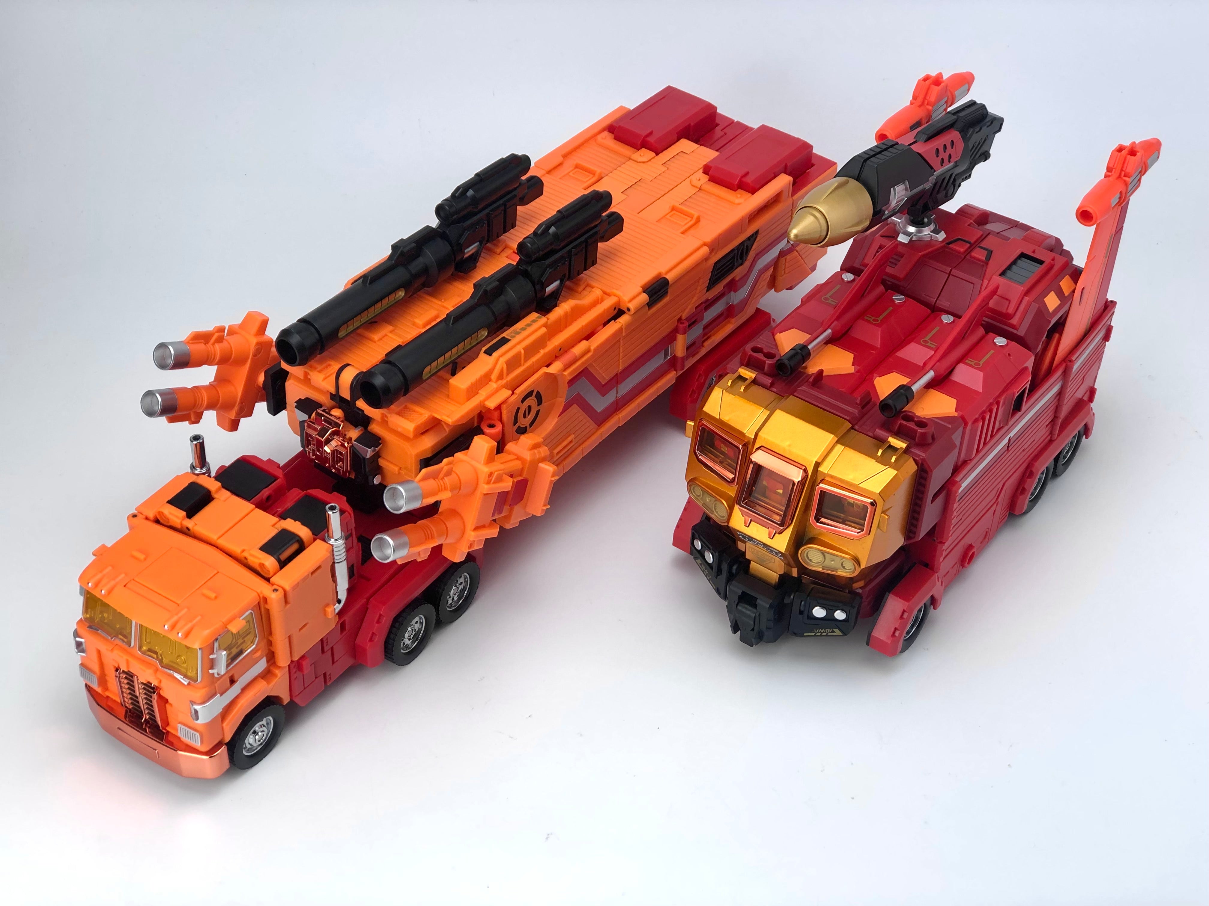 MB-06D ORANGE POWER BASER + MB-11D ORANGE GOD ARMOUR