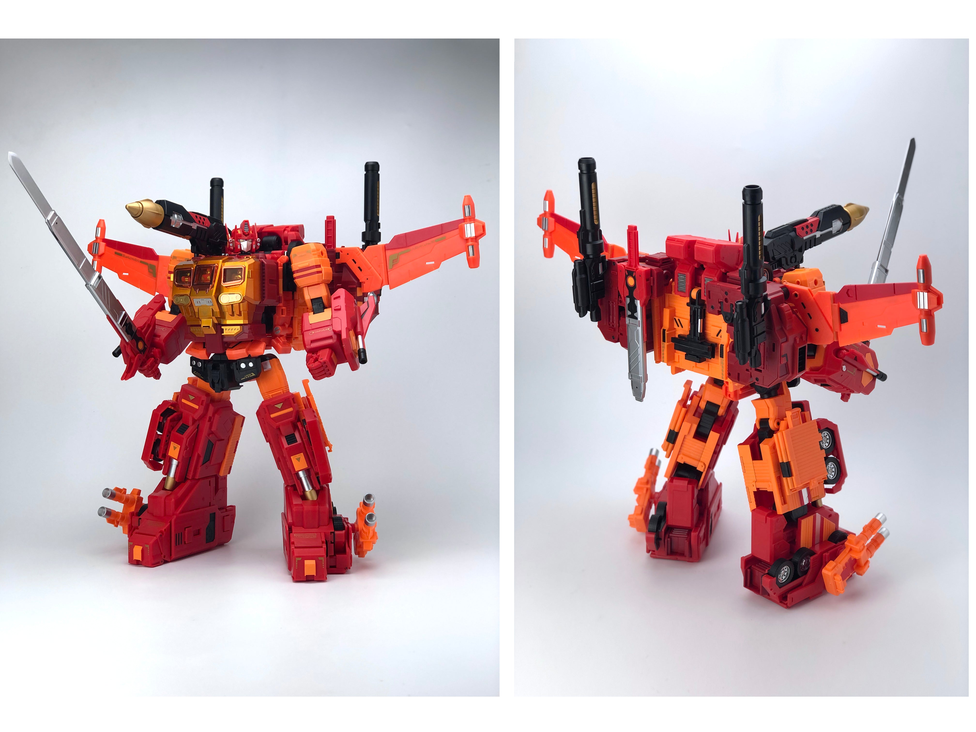 MB-06D ORANGE POWER BASER + MB-11D ORANGE GOD ARMOUR