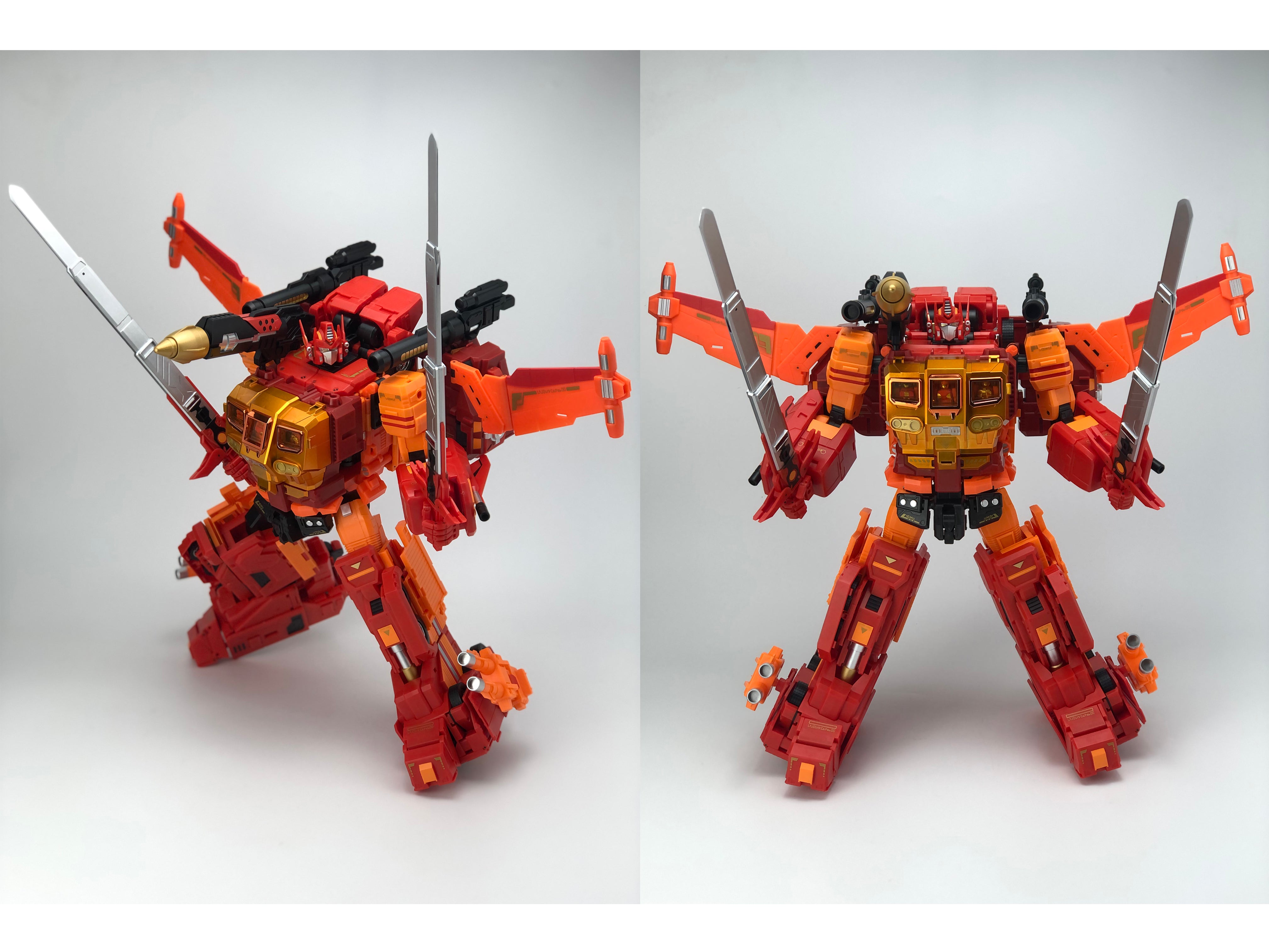 MB-06D ORANGE POWER BASER + MB-11D ORANGE GOD ARMOUR