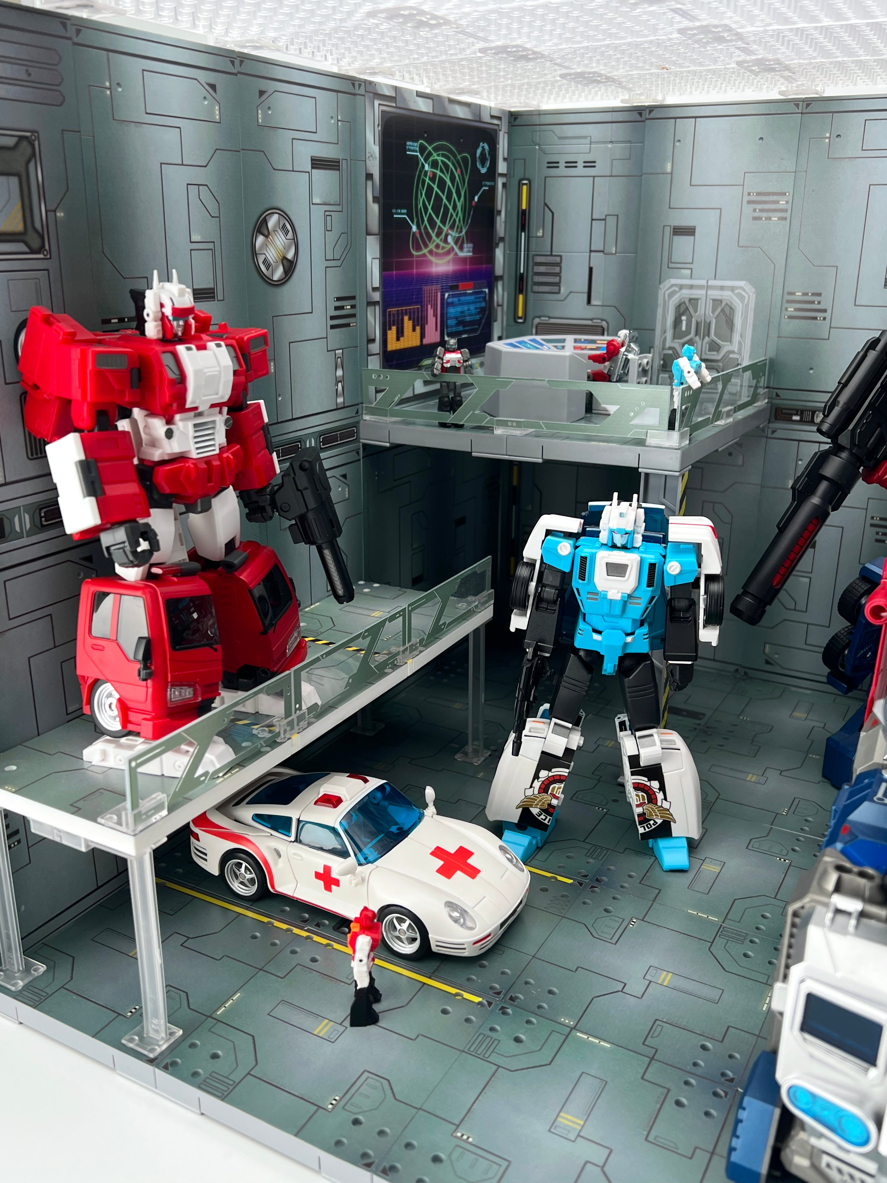 ☆Diorama Display Factory☆ FEXT HOBBY x FANS HOBBY] SCI-FI 07 HANGAR DIORAMA (Pre-order